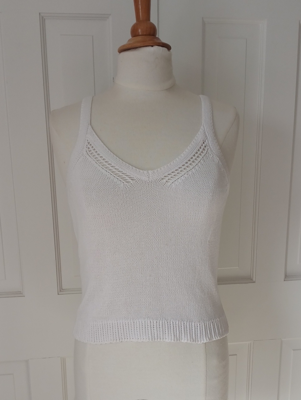 Lilly Pulitzer Knit Sweater Tank Top Resort White